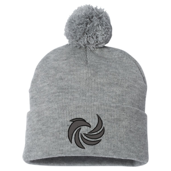 Sportsman Embroidered Pom Pom Beanie Thumbnail